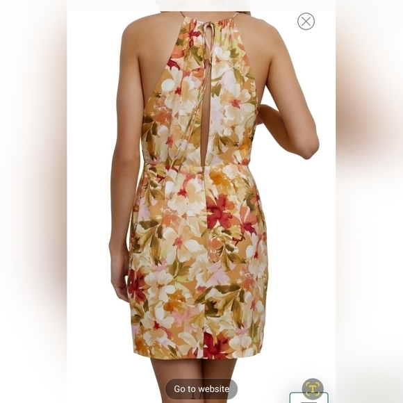 New BHLDN Significant Other Boho Floral Sleeveless Mini Dress Women's Size 10 - Picture 2 of 5